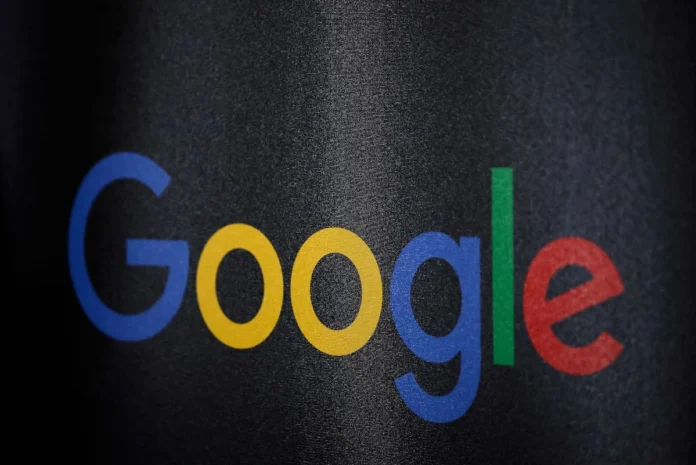 The Google logo is seen during Kering Innovation Day 2026 at the company’s headquarters in Paris, France, January 22, 2026. REUTERS/Gonzalo Fuentes/File Photo